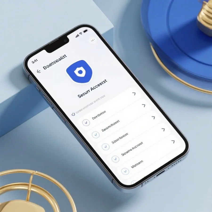手機與網頁版安全訪問流程示意